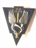 INSIGNE ARMEE DE L'AIR E.P 21.126 ESCADRON DE PROTECTION SOLENZARA (CORSE)  Y. DELSART - Armée De L'air