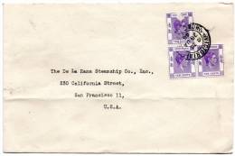 Hong Kong 1946 Cover Mailed To USA - Storia Postale