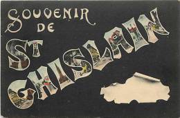 Belgique -ref A106- Souvenir De Saint Ghislain - St Ghislain - Carte Bon Etat - - Saint-Ghislain