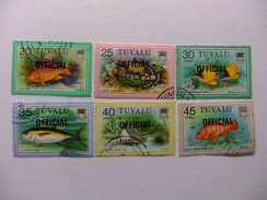 TUVALU 1981 SELLOS DE SERVICIO  Yvert &Tellier Nº 9 / 14 º  SG Nº   FU - Tuvalu