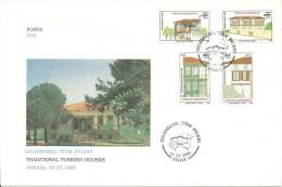 Turkey; FDC 1995 Traditional Turkish Houses - FDC