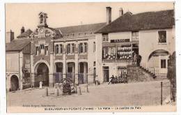 CPA St Sauveur En Puisaye Saint La Halle  La Justice De Paix Dadou 89 Yonne - Saint Sauveur En Puisaye