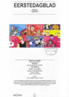 Netherlands 2001 Mi. 1909-1913 FD Sheet Importa, Comics, Tom Jerry Flintstones Powerfull Girls Dexter Bravo - Stripsverhalen