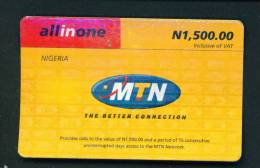 NIGERIA - Remote Phonecard As Scan - Nigeria