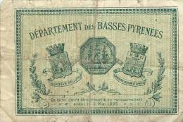 Billet Réf 186. Chambre De Commerce De Bayonne - 50 Centimes - Chambre De Commerce