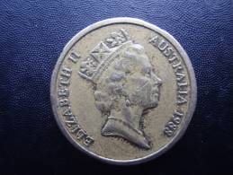 AUSTRALIA 1988 TWO DOLLARS  ABORIGINIE USED COIN GOOD CONDITION. - 2 Dollars