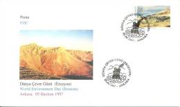 Turkey; FDC 1997 World Environment Day (Erosion) - FDC