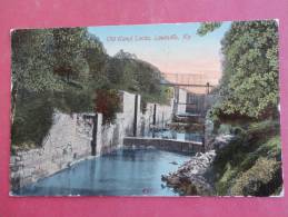 Kentucky > Louisville  Old Canal Locks 1913 Cancel ------          Ref 882 - Louisville