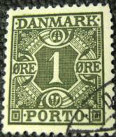 Denmark 1934 Postage Due 1ore - Used - Portomarken