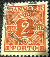 Denmark 1934 Postage Due 2ore - Used - Port Dû (Taxe)