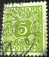 Denmark 1934 Postage Due 5ore - Used - Segnatasse