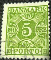 Denmark 1934 Postage Due 5ore - Used - Segnatasse