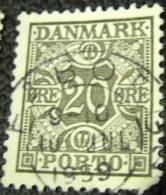 Denmark 1934 Postage Due 20ore - Used - Portomarken