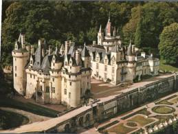 (987) France - Usse Castle - Invasi D'acqua & Impianti Eolici