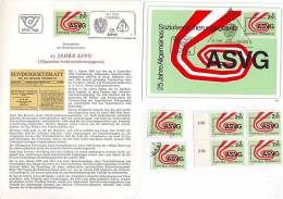 3011z7: Österreich 1981; ASVG **, Gest., Maximumkarte Und Ersttagsblatt - Briefe U. Dokumente