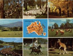 (851) Australia - Australia Map + Other Views - Outback