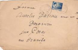 INFLATION KING MIHAI, 1947, STAMPS 300 LEI ON COVER, ROMANIA - Lettres & Documents