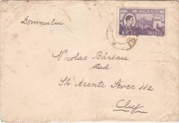 1 STAMP ON COVER, 1948, ROMANIA - Briefe U. Dokumente