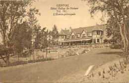 Belgique -ref A13-genval - Hotel Rallye St Hubert - Telephone 191- L Entree Principale -non Circulé-carte Bon Etat     - - Other & Unclassified