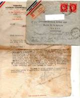 Lettre Circulée 1941 Par Avion - Briefe U. Dokumente