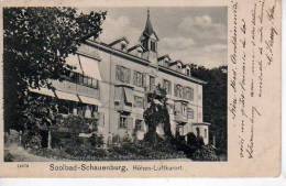 Soolbad-Schauenburg Hôhen- Luftkurort (scans Recto-verso) - Sonstige & Ohne Zuordnung