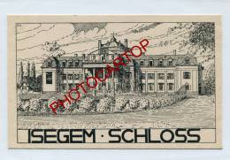 IZEGEM-Chateau-Dessin-Carte Allemande-Guerre 14-18-1WK-Militaria-BELGI EN-BELGIQUE-Flandern - Izegem