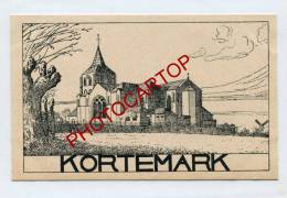 Carte Allemande-KORTEMARK-Dessin-Guerre 14-18-1WK-Militaria-BELGI EN-BELGIQUE-Flandern- - Kortemark