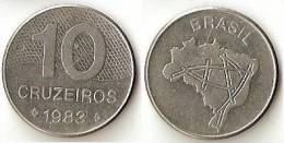 Brazil  10 Cruzeiros 1983 - Brasil