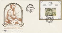 South West Africa 1987 Thomas Baines Mini Sheet FDC - FDC