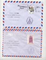 Mailed Covers (letters) With Stamps  From Spain  To Bulgaria - Storia Postale