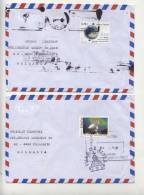 Mailed Covers (letters) With Stamps  From Spain  To Bulgaria - Brieven En Documenten