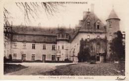 CPA L'AUVERGNE PITTORESQUE N°6372 COMBRONDE COUR INTERIEURE DU CHATEAU DE JOZERAND 63460 SEPIA ECRITE DOS SEPARE IDEAL - Combronde