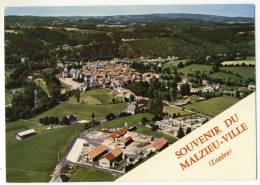 LE MALZIEU-VILLE. - Vue Aérienne Sur Le Centre Touristique .  CPM - Autres & Non Classés