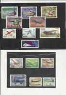 URSS  1980-1982-1983-1984-1991  AVIATION - 15 STAMPS USED / NH :5 OF 1980 HELICOPTERS OF 1-2-3-6-32 K ;3 OF 1982 PLANES - Plaatfouten & Curiosa