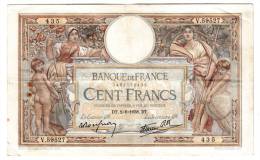 Billet - 100 Francs Luc Olivier Merson - DT.2.6.1938 - V.69527 - 100 F 1908-1939 ''Luc Olivier Merson''