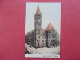 Ohio > Cincinnati --City  Hall  Hand Colored  UDB  Ref 883 - Cincinnati