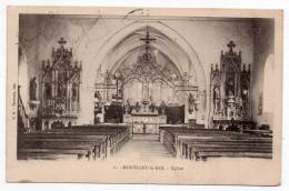 Cpa Pionnière 52 - Montigny Le Roy - Eglise (intérieur) - 1905 - Montigny Le Roi