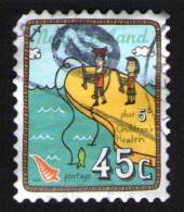 NOUVELLE ZELANDE Oblitéré Used Stamp Enfants à La Pêche 2004 WNS NZ045.04 - Usati