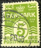 Denmark 1905 Numeral 5ore - Used - Usado