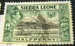 Sierra Leone 1938 King George VI Freetown From The Harbour 0.5d - Used - Sierra Leona (...-1960)