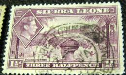 Sierra Leone 1938 King George VI Rice Harvesting 1.5d - Used - Sierra Leone (...-1960)