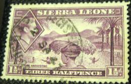 Sierra Leone 1938 King George VI Rice Harvesting 1.5d - Used - Sierra Leona (...-1960)