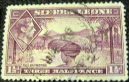 Sierra Leone 1938 King George VI Rice Harvesting 1.5d - Used - Sierra Leona (...-1960)