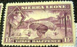 Sierra Leone 1938 King George VI Rice Harvesting 1.5d - Used - Sierra Leone (...-1960)