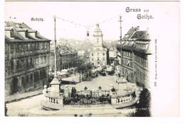 Gotha - Gruss - Marktplatz - Gotha