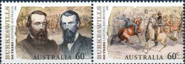 Australia 2010 Burke & Wills 150 Years 60c Se-tenant Pair MNH - Mint Stamps