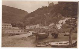 Lynmout Picture Postcard By Judes Ltd., Devor, Boar Trasnport On River, - Lynmouth & Lynton