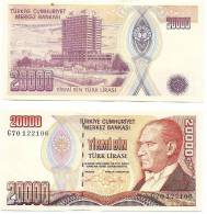 TURKEY - 20 000 LIRAS - 1970 Y - UNC - Turchia