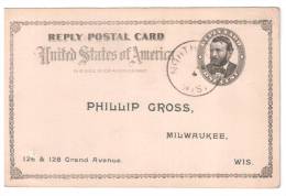 ENTIER POSTAL PRIVE PHILIP GROSS MILWAUKEE - Other & Unclassified