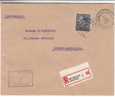 Familles Royales - Léopold III - Belgique - Lettre Recommandée De 1939 ° - Valeur 25 Euros - Cartas & Documentos